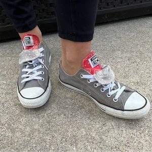 Woman’s Converse, All Star gray, tennis shoe